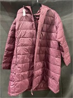 4x burgundy winter coat
