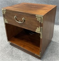 Henredon Campaign Style Nightstand