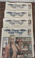 (4) 2005 Sturgis Motorcycle Rally Newspapers. Aug