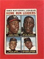 1964 Topps Willie Mays Hank Aaron McCovey Cepeda