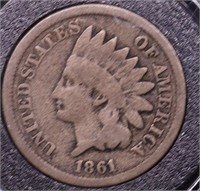 1861 INDIAN HEAD CENT VG