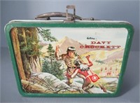 Vintage Davy Crockett lunch box with thermos.