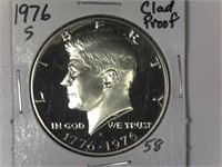 1976-S Proof Kennedy Half Dollar