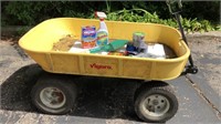 Vigoro Garden Cart, Dumps with Contents 30” W