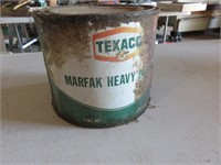 Old Texaco grease can