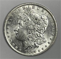 1884-O Morgan Silver $1 Uncirculated UNC