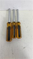 One Way Screw Remover Set (3 Removers)