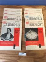 Lot of 8 - 1957 The Workbasket Magazines