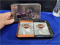 Harley Davidson Sealed Playing Cards & Tin