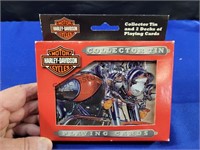 Harley Davidson Sealed Playing Cards & Tin