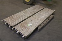 (2) Aluminum Scaffold Planks Approx 81"