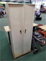 2-DOOR METAL STORAGE CABINET