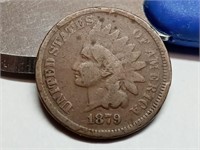 OF) better date 1879 Indian head penny