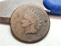 OF) better date 1874 Indian head penny