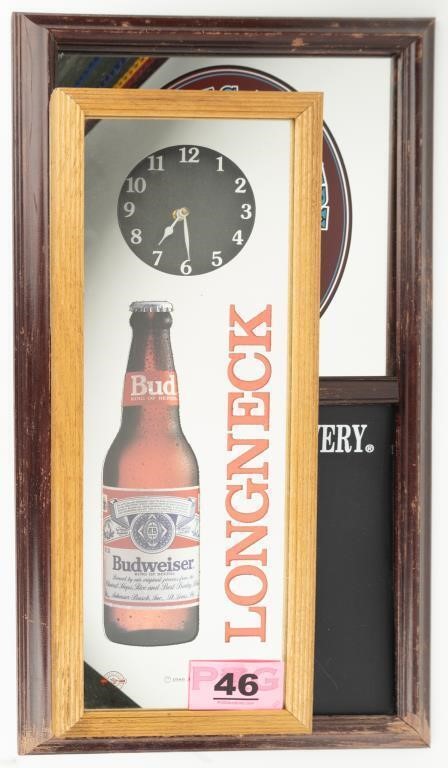 Lot Of 2 Vintage Brewery / Beer Advertising Mirror