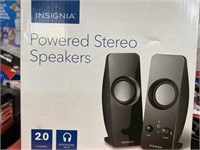 INSIGNIA POWERED STERO SPEAKERS RETAIL $20