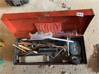 TOOLBOX W/ WOOD RULER