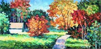 “Sunshine”12”x24” Original Painting- Antanenka