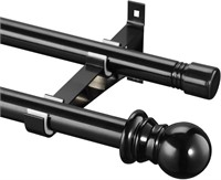 Double Curtain Rod - 1 Inch 28" or 42"