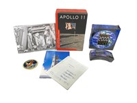 Apollo 11 Artifact Set & 2000 Countdown Clock