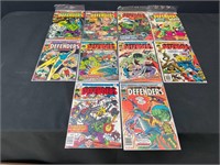 10 Vintage The Defenders Comic Books