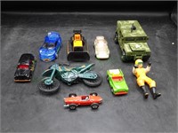 Nine Piece Vintage cars trucks & Toys Lot