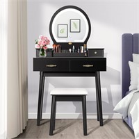VIVOHOME Vanity Set with 3-Color Dimmable