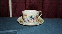 VTG Cup and Saucer Made by M.B Occupied Japan
