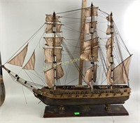 Model, wooden ship Constitution 1797 37” long