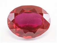 18.05ct Oval Cut Red Burma Natural Ruby GGL