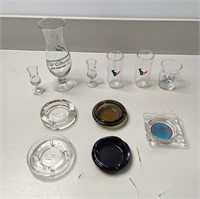 Collectable Glassware and Ashtrays