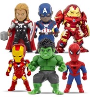 $25.00 6 collectible action figures with bases