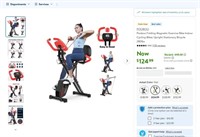 N8653  Pooboo Magnetic Exercise Bike 280lbs