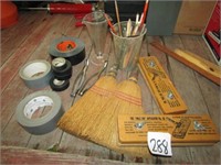 DENTIAL TOOLS, BROOM BRUSHES, TAPE, MORE