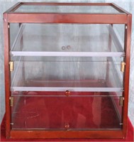 SLANT STYLE GLASS BAKERY DISPLAY CASE