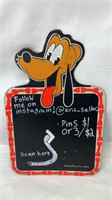 Walt Disney Pluto chalkboard