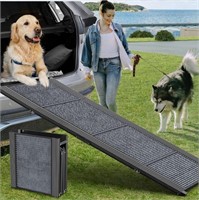 Dog Ramp For Car, 63" Long & 17" Wide Folding Po