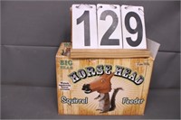 Horse Head Squirrel Feeder