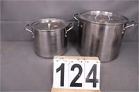 2 Stock Pots