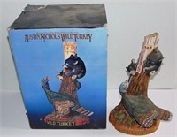 VINTAGE WILD TURKEY WHISKEY DECANTER MIB - 1985