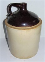 ANTIQUE WESTERN STONEWARE WHISKEY JUG 5 GALLON