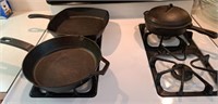 Lodge & Griswold Cast Iron Skillets