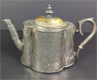 Antique WMF Germany SP and Brass Teapot
