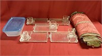 Snack trays & cups; ziploc rectangle container
