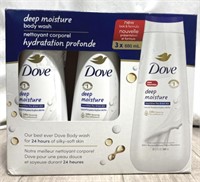 Dove Body Wash 3 Pack