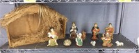 11 Pc Porcelain Nativity