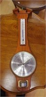 Weathermaster wall barometer thermometer
