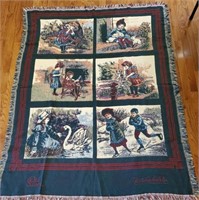 Old Salem Bob Timberlake coverlet 66 X 50 inches