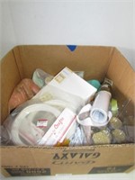 Lsrge Box of Various Crafting Supplies