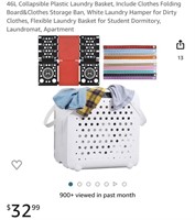 Collapsible Laundry Basket (Open Box)